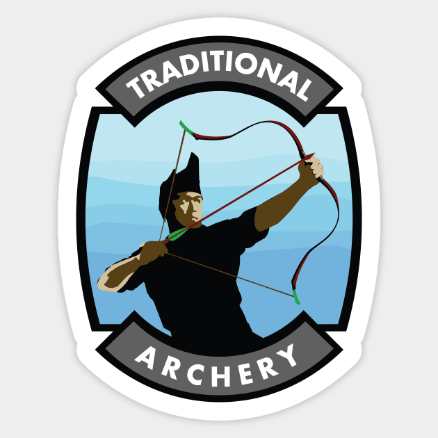 Traditional Archery Sticker by BadgeWork